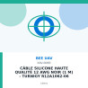 Câble silicone haute qualité 12 AWG Noir (1 m) - Turnigy R12A1062-06