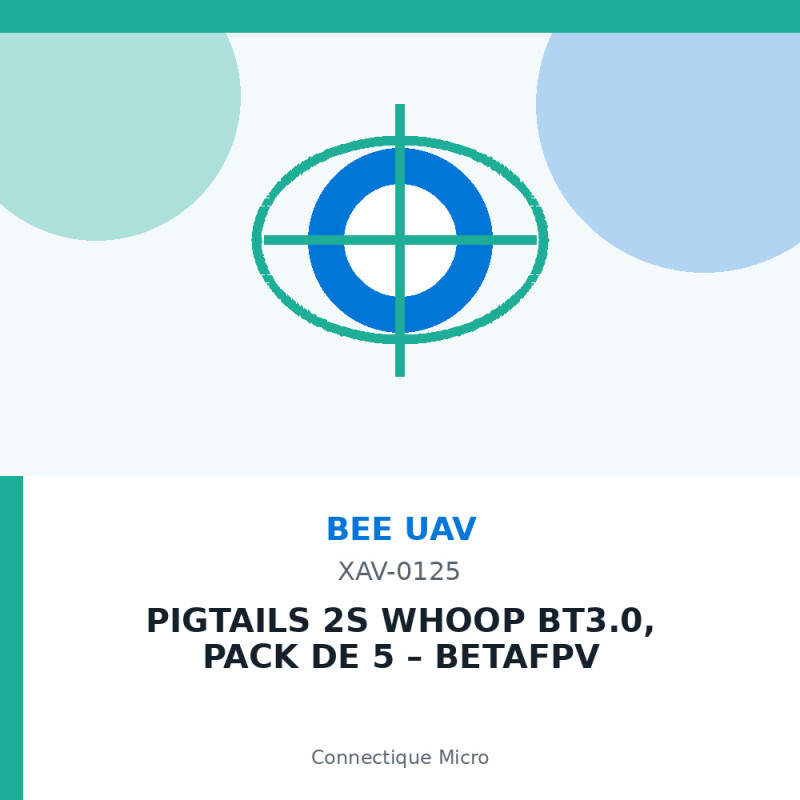 Pigtails 2S Whoop BT3.0, pack de 5 – BetaFPV
