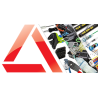 Connecteur TE / AMP SUPERSEAL 1.5 femelle 1 voie, kit avec contact et joint (282079-2)