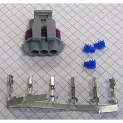 CONNECTEUR 3P FM GRAY 14AMPS CON ASSY SERIE... | EK0147 | XAP