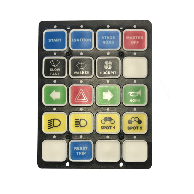 XAP SP20 Switch Panel – 20-Key CAN Motorsport Keypad | XAP Technology