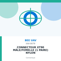 Connecteur XT90 Mâle/femelle (1 paire) Nylon